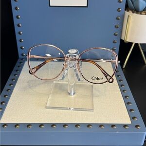 Chloe Women's Glasses - Rose Gold Frame